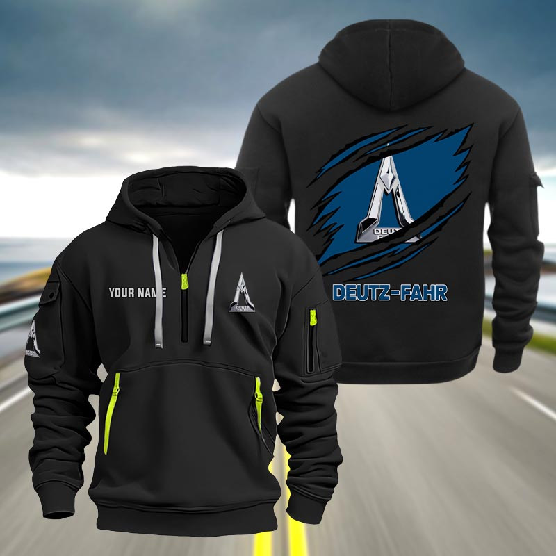 Deutz-Fahr Heavy Quarter Zip Hoodie