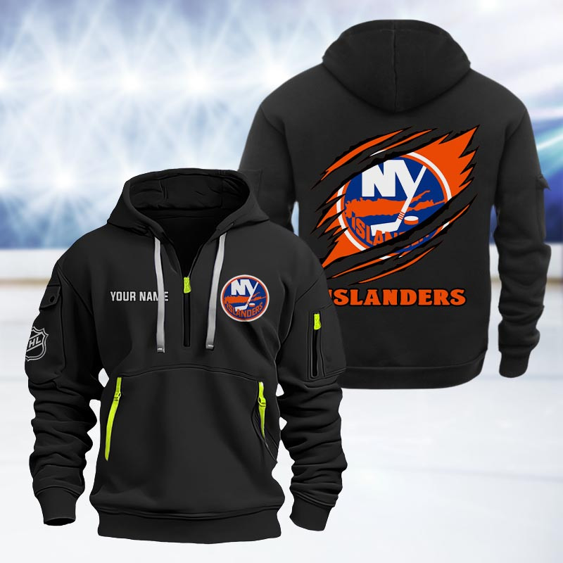 New York Islanders Heavy Quarter Zip Hoodie