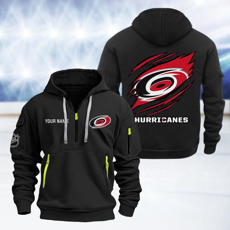 Carolina Hurricanes Heavy Quarter Zip Hoodie