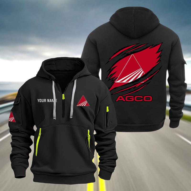 Agco Allis Heavy Quarter Zip Hoodie
