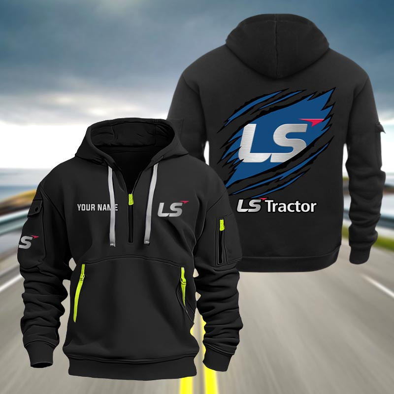 Ls Tractor Heavy Quarter Zip Hoodie