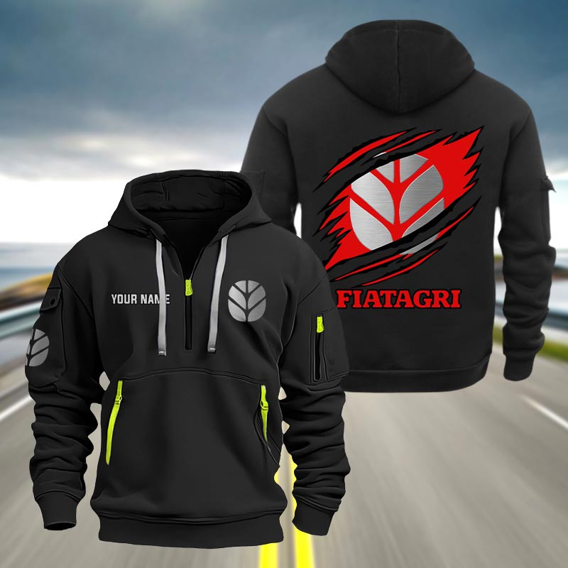 Fiatagri Heavy Quarter Zip Hoodie
