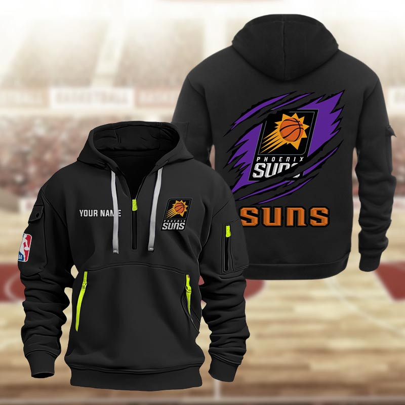 Phoenix Suns Heavy Quarter Zip Hoodie