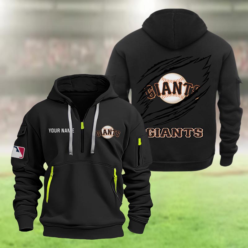 San Francisco Giants Heavy Quarter Zip Hoodie