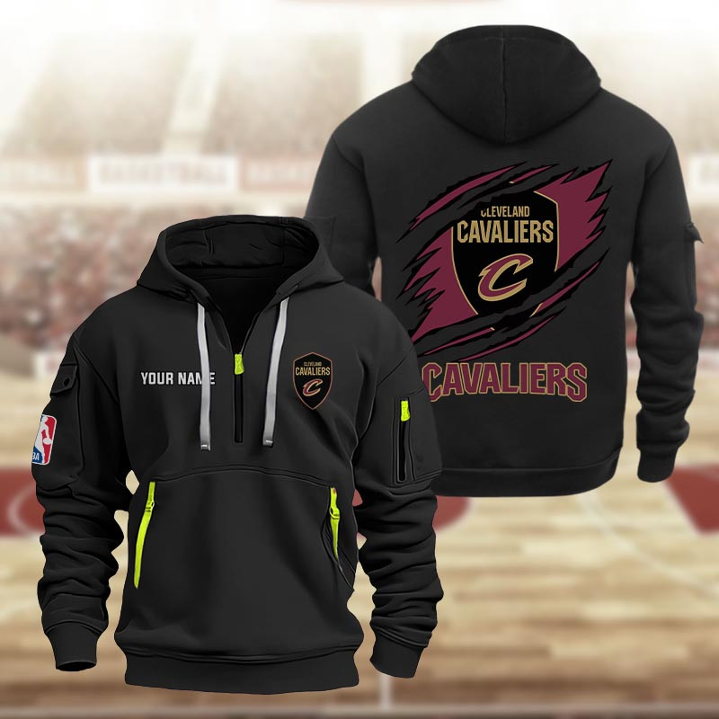 Cleveland Cavaliers Heavy Quarter Zip Hoodie