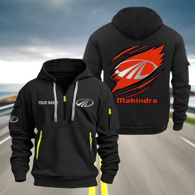 Mahindra Heavy Quarter Zip Hoodie