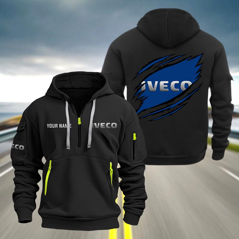 Iveco Heavy Quarter Zip Hoodie