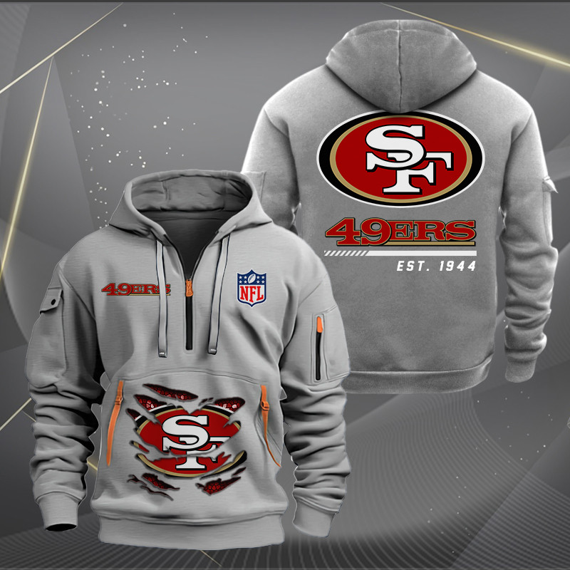 San Francisco 49Ers Special Custom Quarter Zip Hoodie For Fan