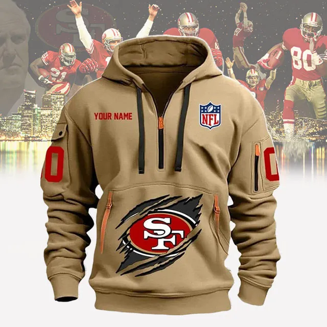 San Francisco 49Ers Special Custom Quarter Zip Hoodie For Fans