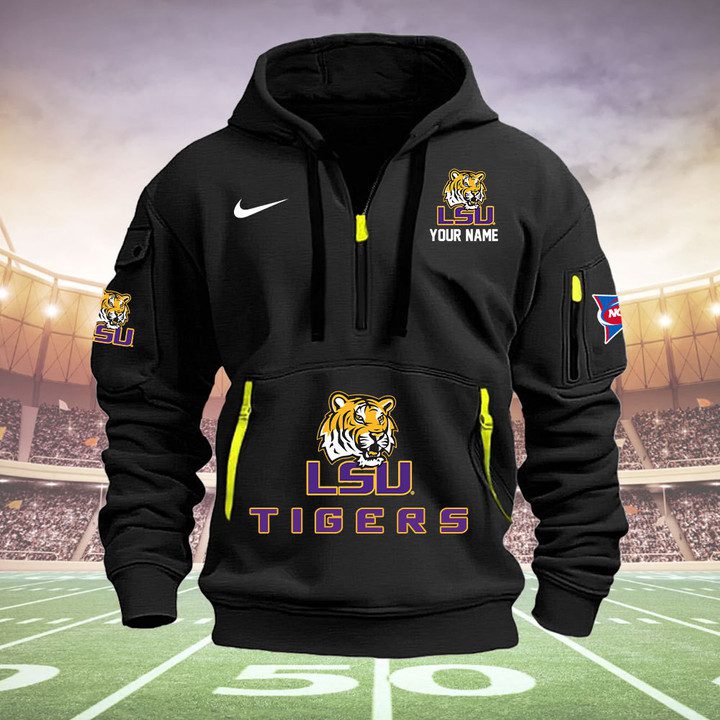 Lsu Tigers Quarter Zip Hoodie Best Gifts For Ncaa Fans