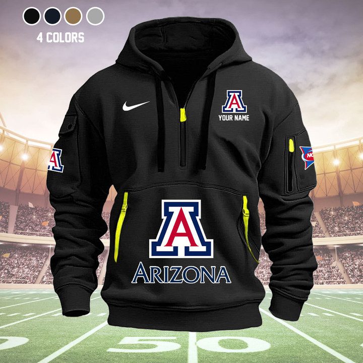 Arizona Wildcats Quarter Zip Hoodie Best Gifts For Ncaa Team Fans