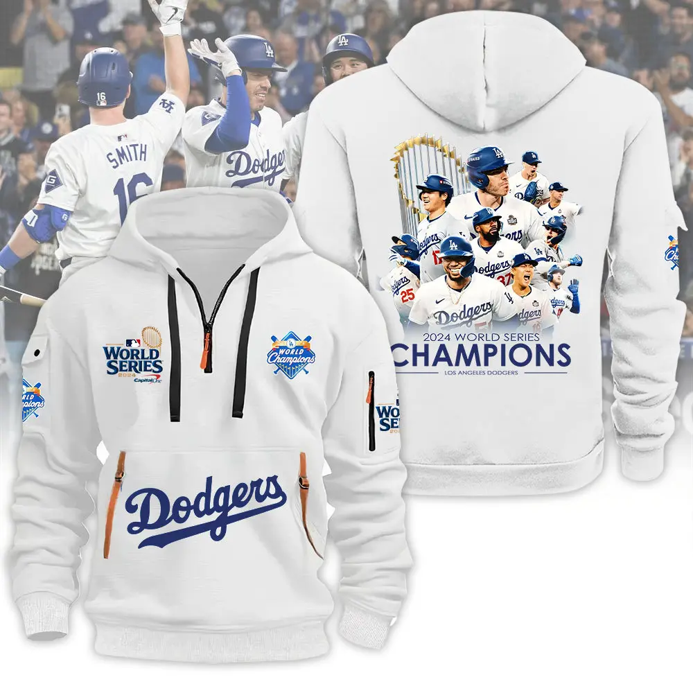 Congrats Los Angeles Dodgers World Series Champions Quarter Zip Hoodie