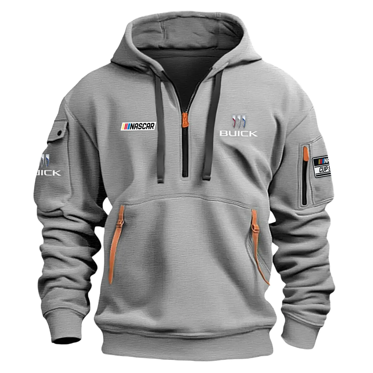 Buick Nascar Cup Series Color Gray Quarter Zip Hoodie