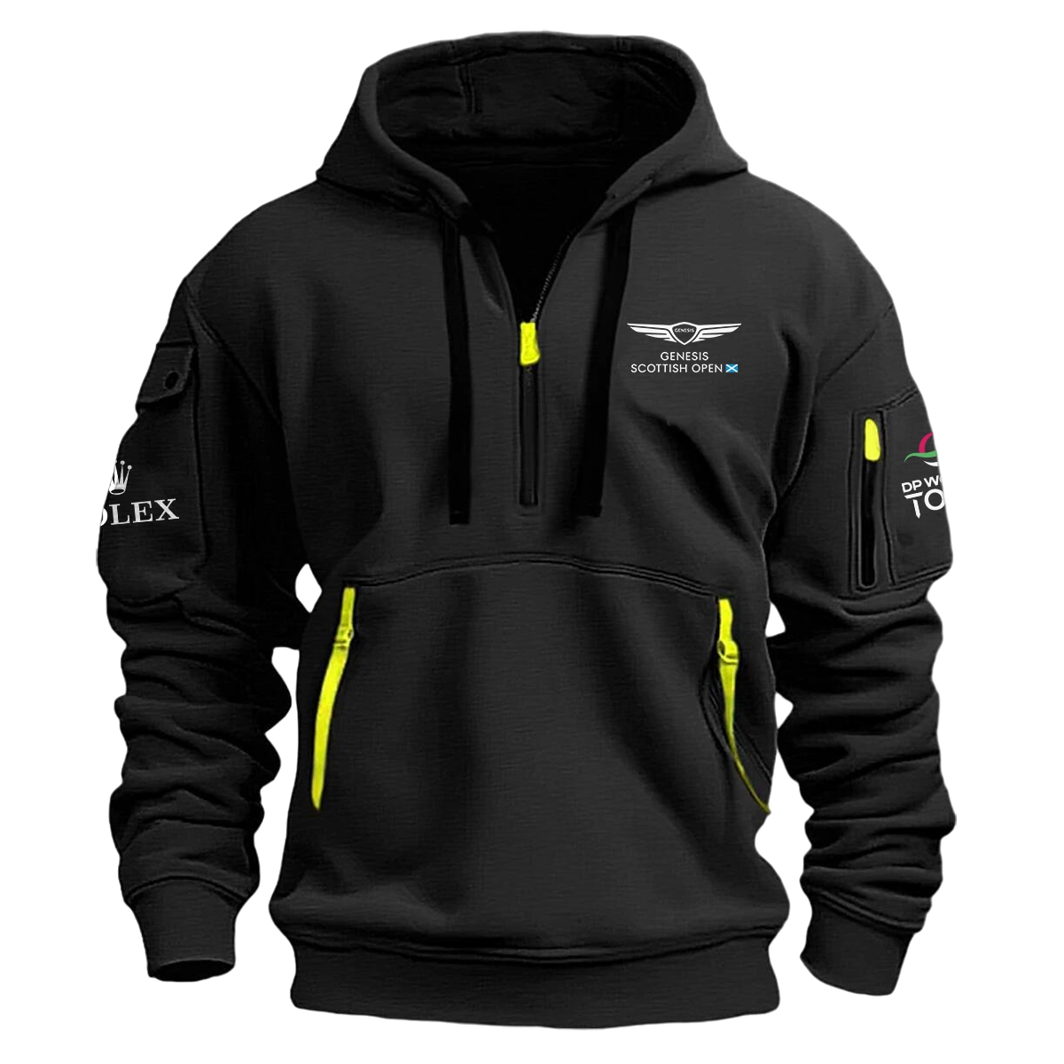 Rolex Fashion Hoodie Half Zipper Genesis Scottish Open Gift For Fans For Father Husband
