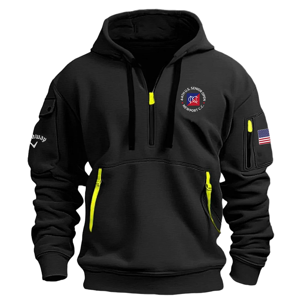 Callaway Fashion Hoodie Half Zipper U.S. Senior Open Gift For Fans For Father Husband