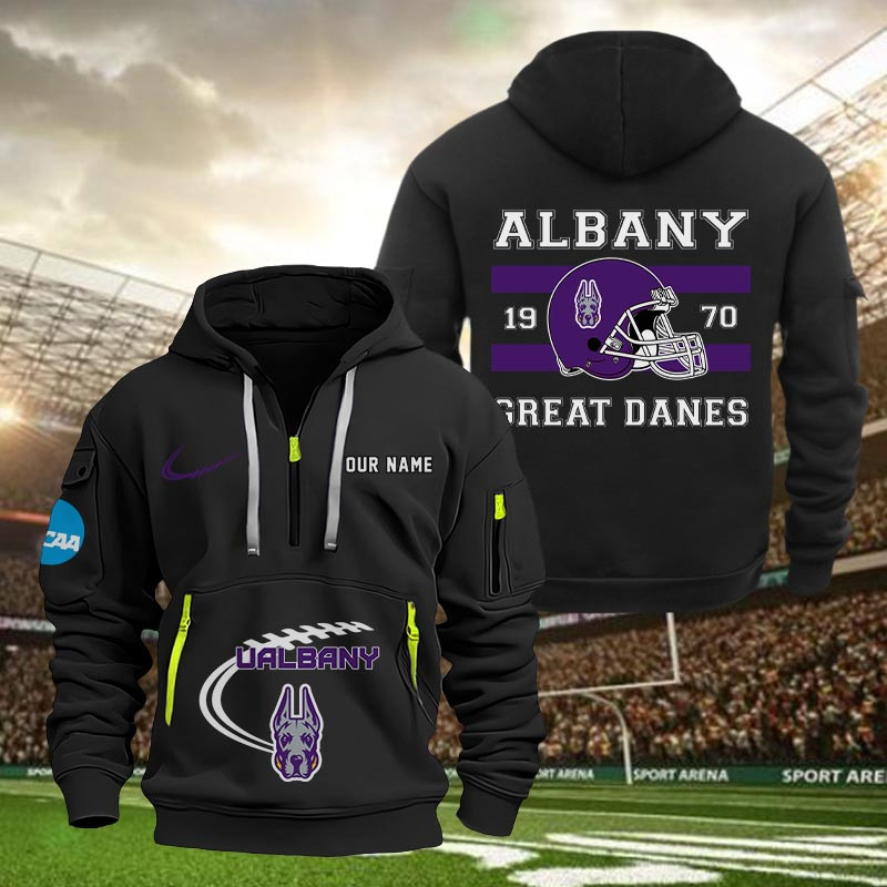 Albany Great Danes Quarter Zip Hoodie
