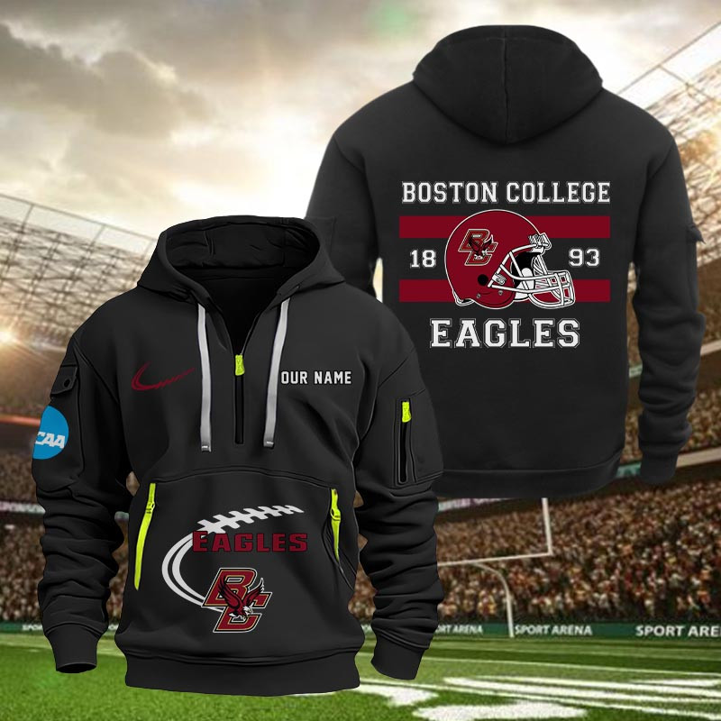 Boston College Eagles Quarter Zip Hoodie
