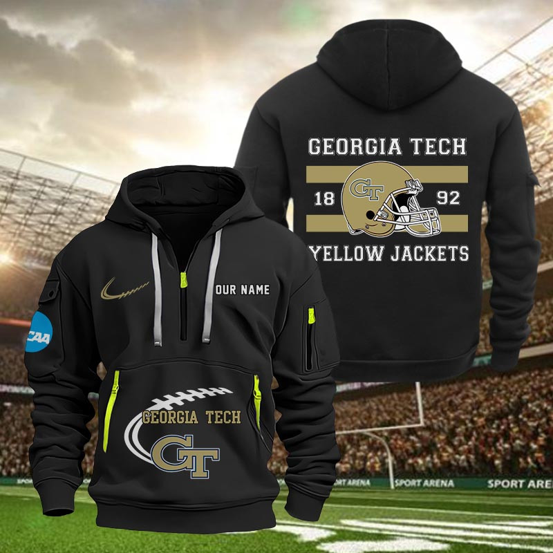 Georgia Tech Yellow Jackets Quarter Zip Hoodie