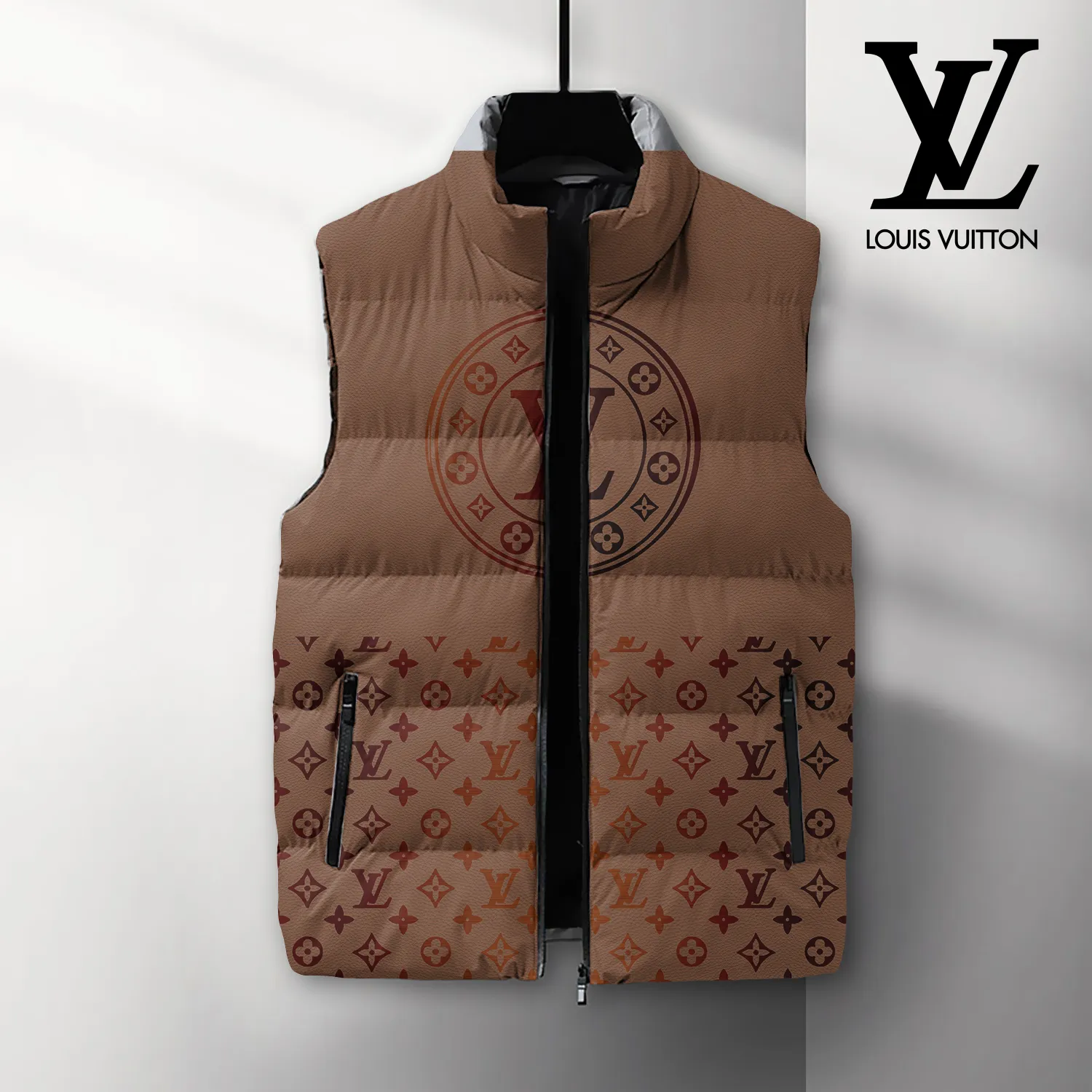 Louis Vuitton Premium Sleeveless Puffer Jacket For Men Women Classic Fit