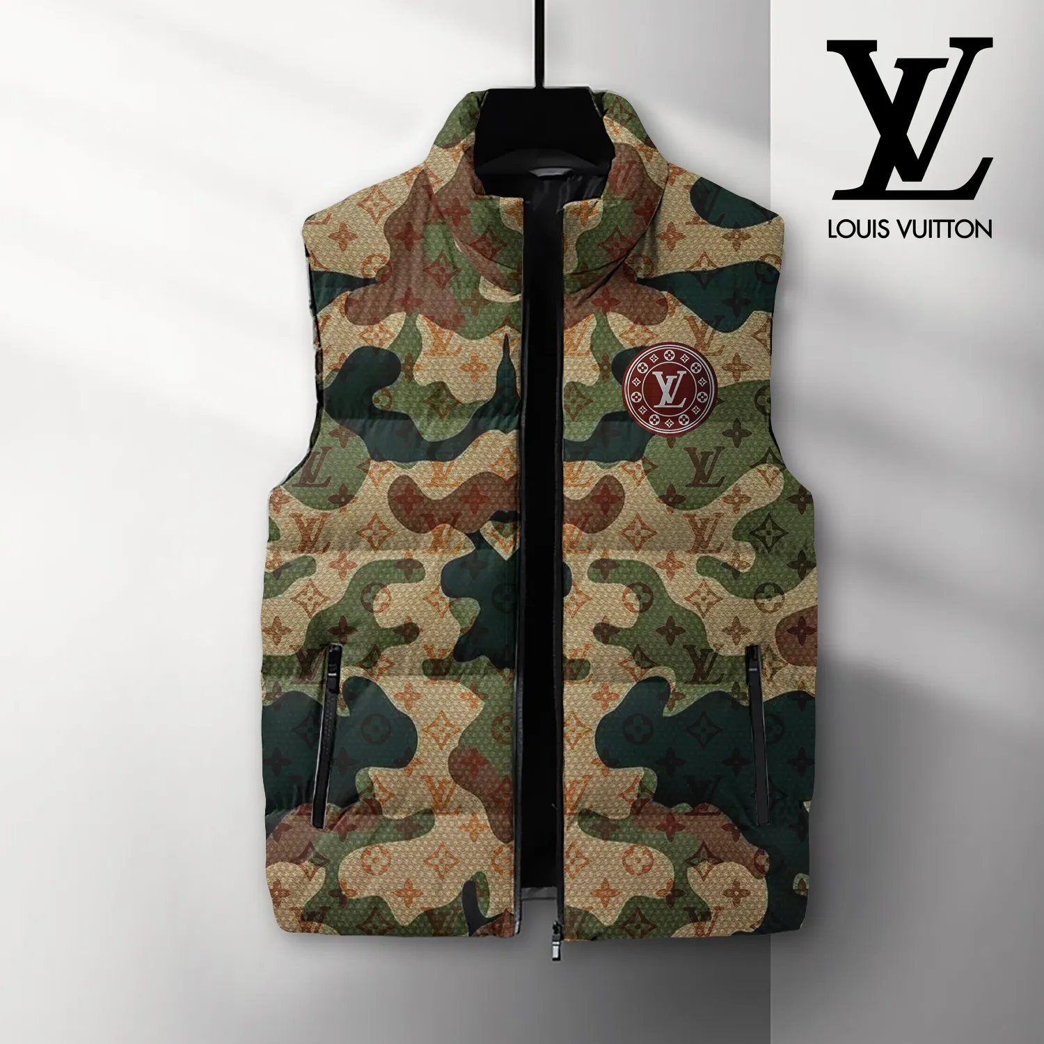Louis Vuitton Premium Sleeveless Puffer Jacket For Men Women Cold Resistant