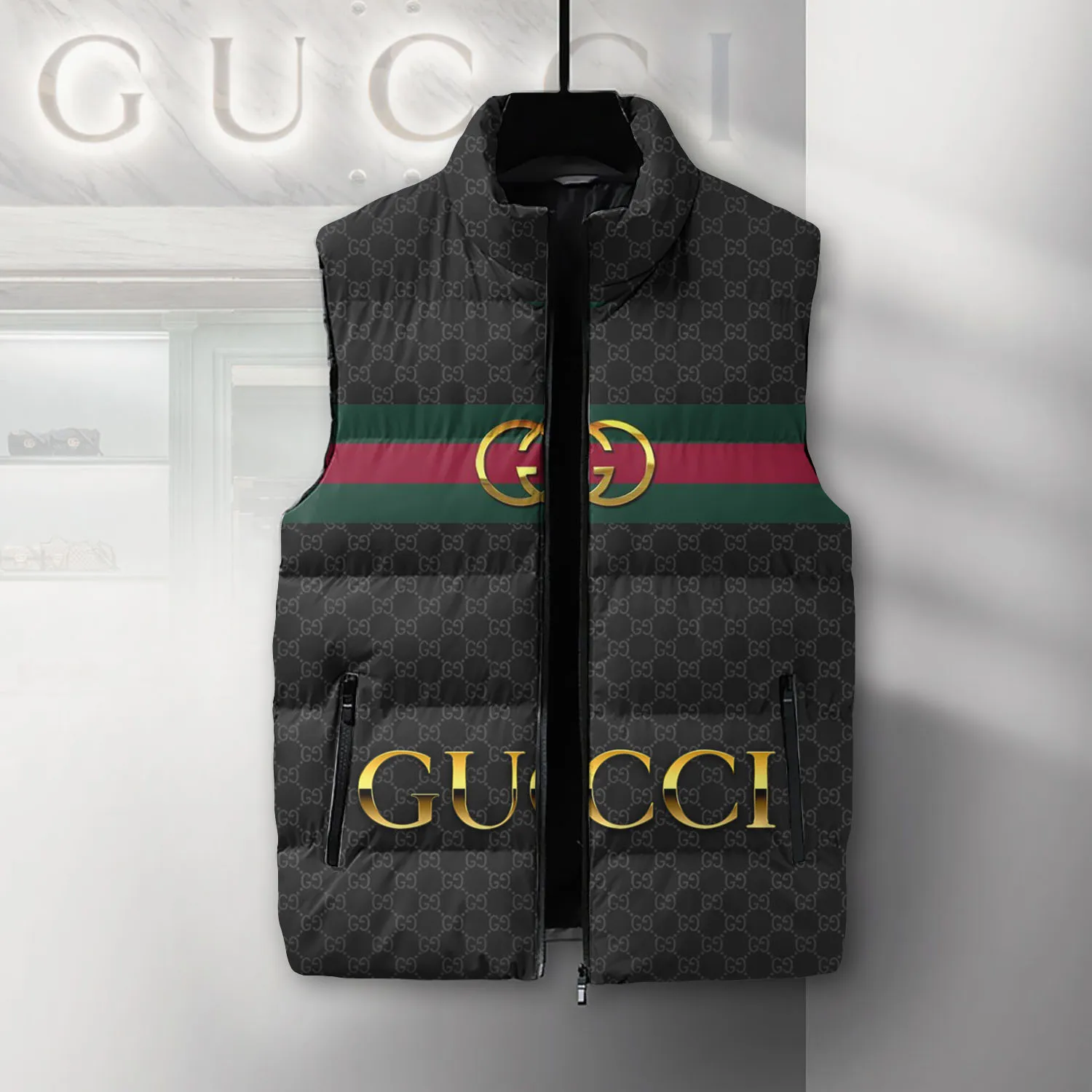 Gucci Limited Edition Sleeveless Puffer Jacket For Men Women 2025 Edition
