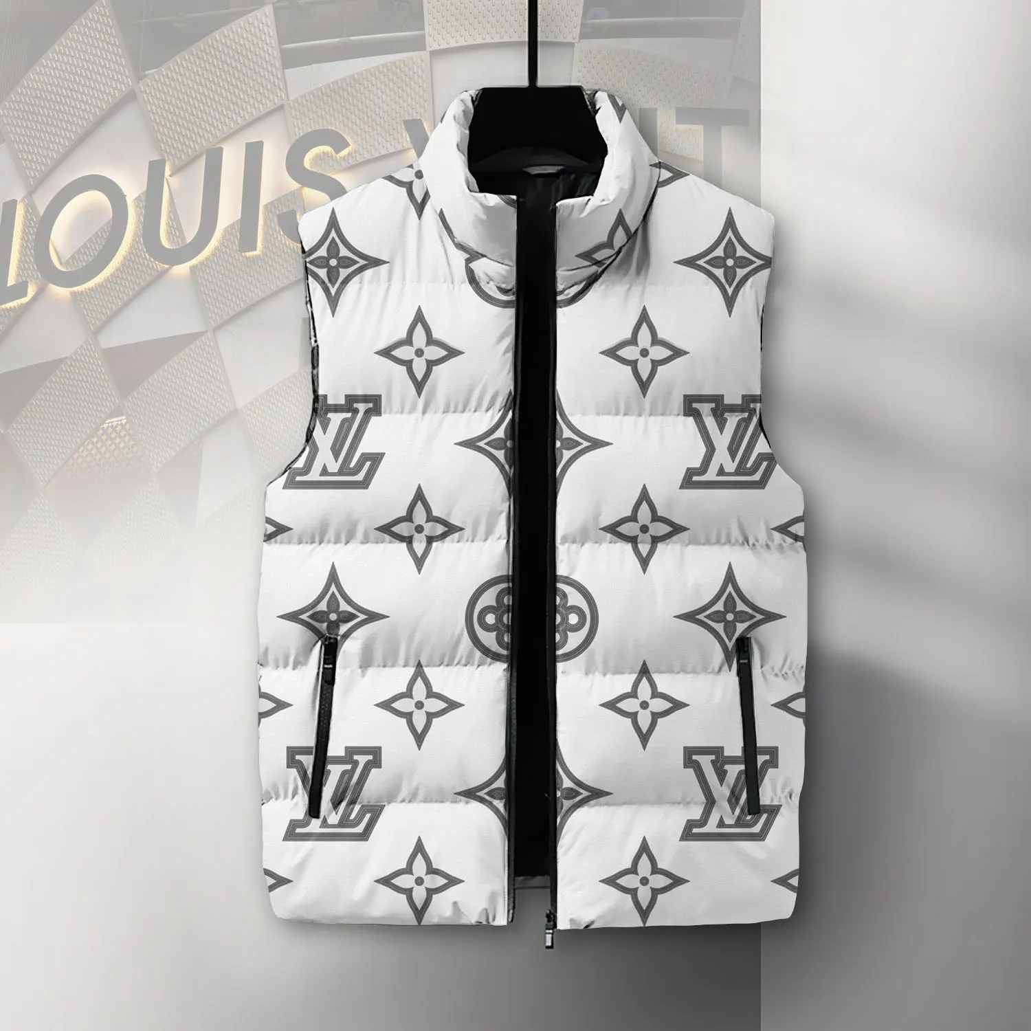 Louis Vuitton Limited Edition Sleeveless Puffer Jacket For Men Women
