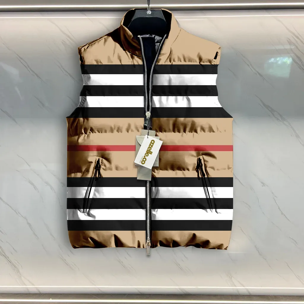 Burberry Limited Edition Sleeveless Puffer Jacket For Men Women Street Edition