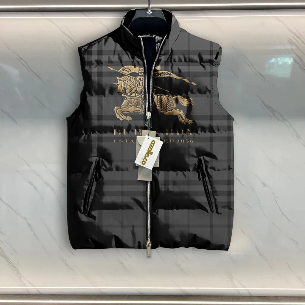 Burberry Limited Edition Sleeveless Puffer Jacket For Men Women Bold Edition