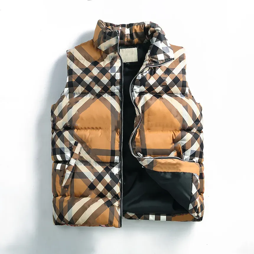 Burberry Limited Edition Sleeveless Puffer Jacket For Men Women Urban Style
