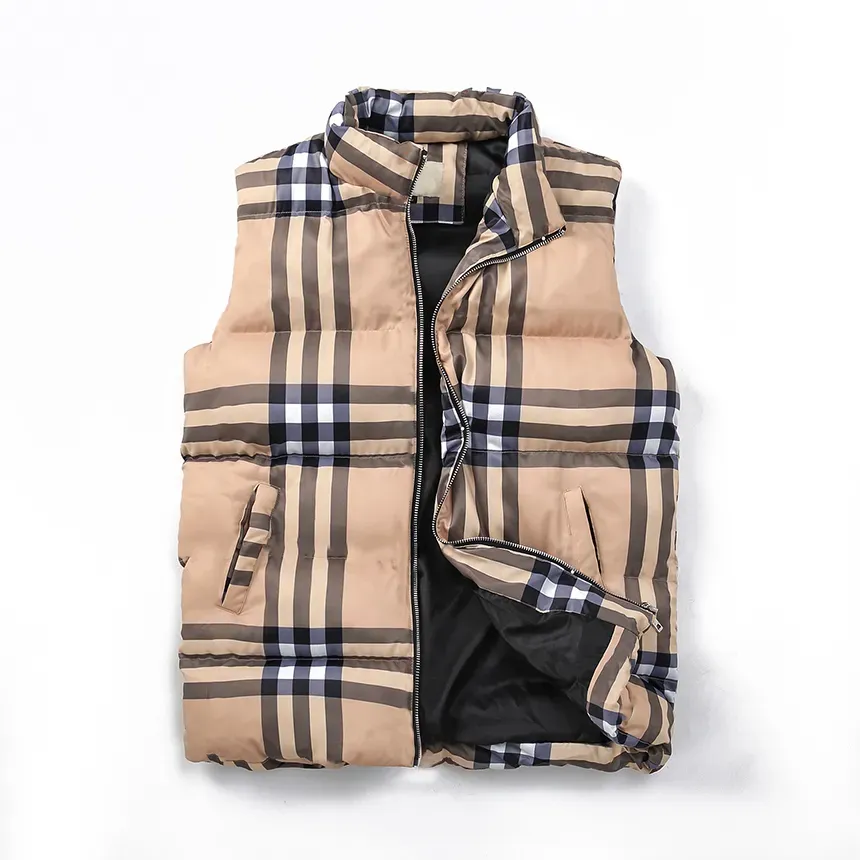 Burberry Limited Edition Sleeveless Puffer Jacket For Men Women Hooded Style