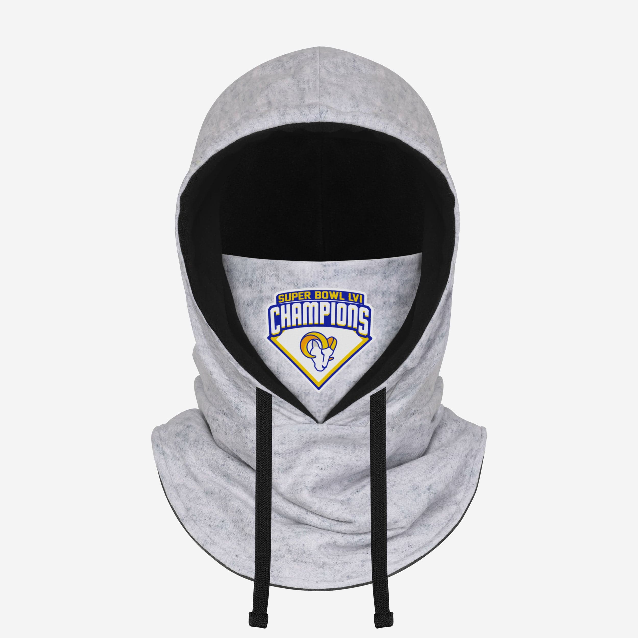 Los Angeles Rams Super Bowl Lvi Champions Drawstring Hooded Gaiter Scarf
