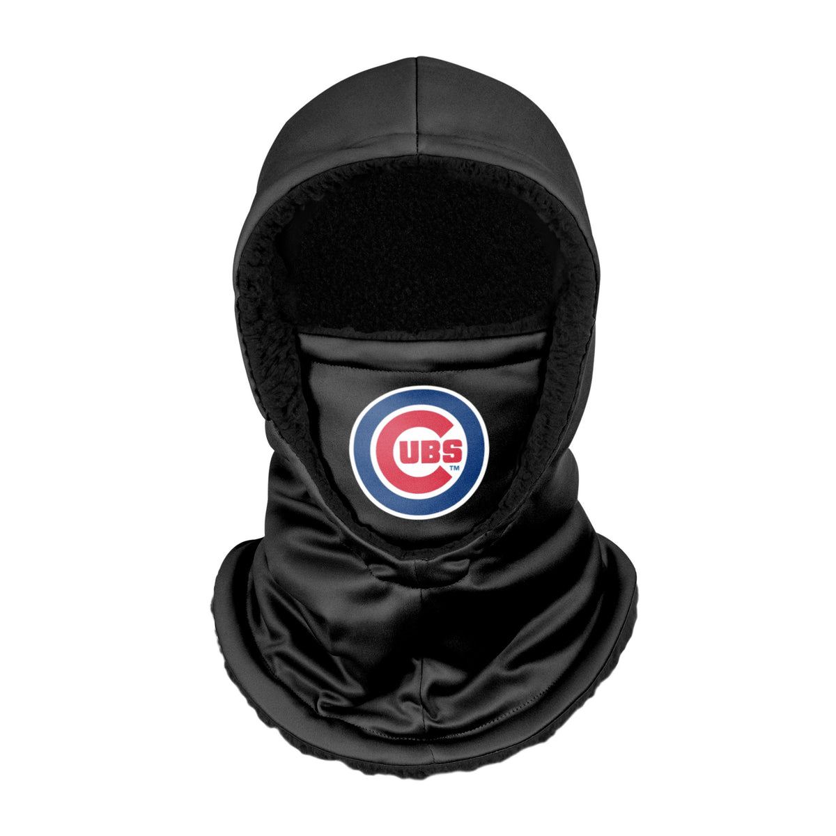 Chicago Cubs Mlb Black Hooded Gaiter Fan Gear For Men And Women