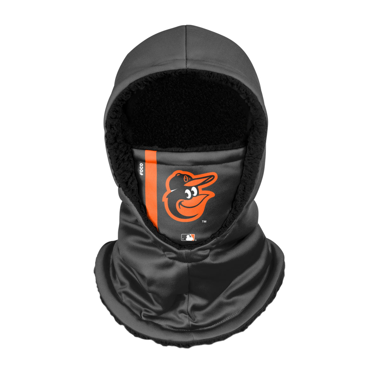 Baltimore Orioles Mlb On-Field Black Hooded Gaiter Fan Gear For Men And Women