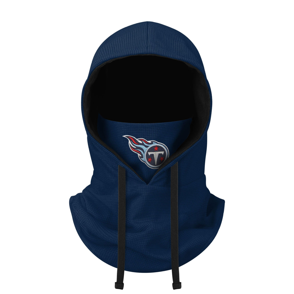 Tennessee Titans Nfl Waffle Drawstring Hooded Gaiter Fan Gear For Men And Women
