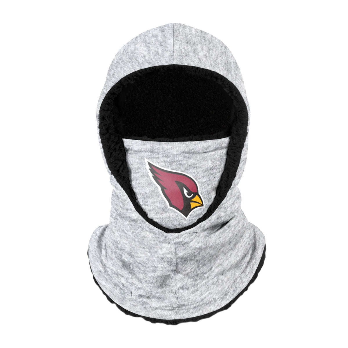 Arizona Cardinals Nfl Heather Grey Big Logo Hooded Gaiter Fan Gear For Men And Women