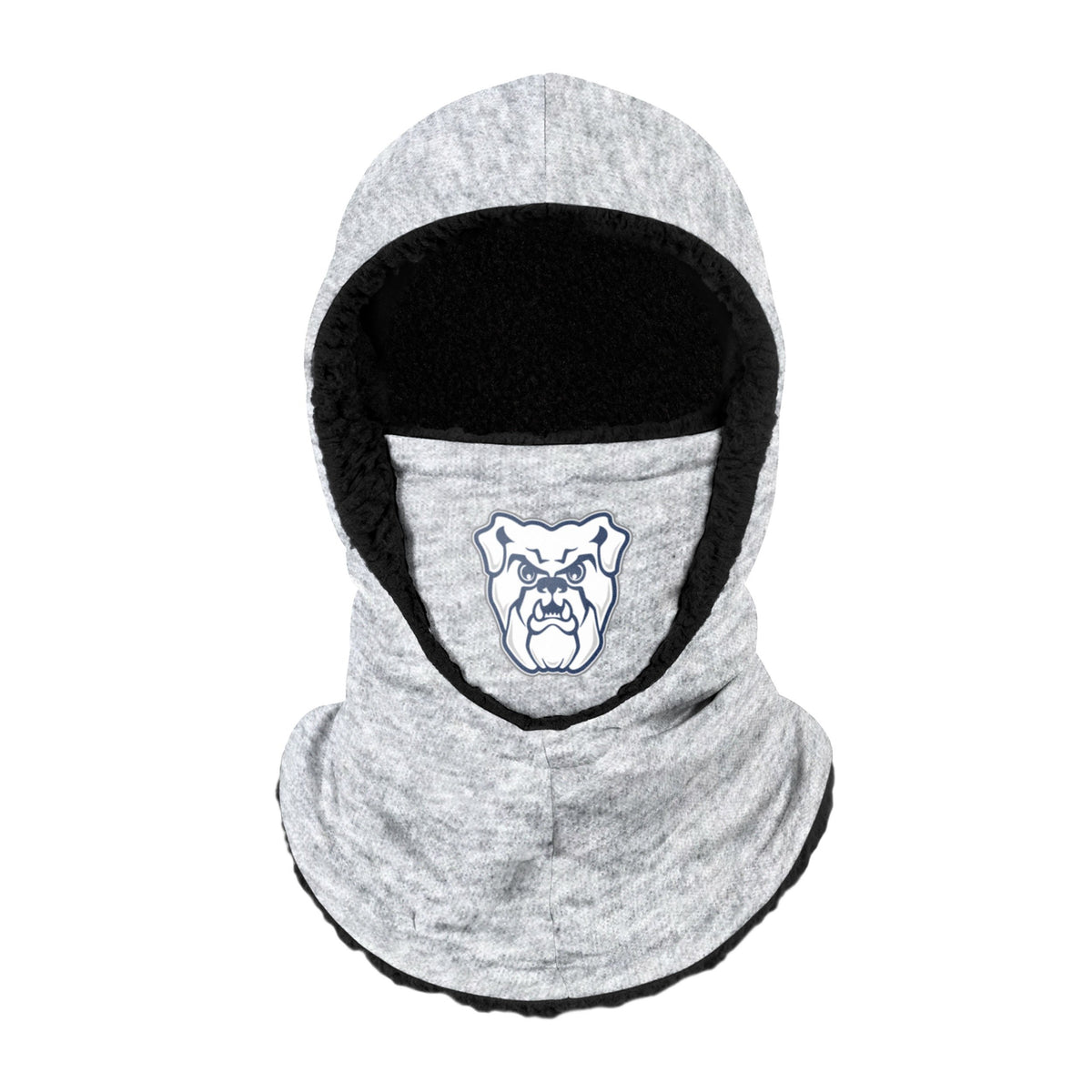 Butler Bulldogs Ncaa Heather Grey Big Logo Hooded Gaiter Fan Gear For Men And Women