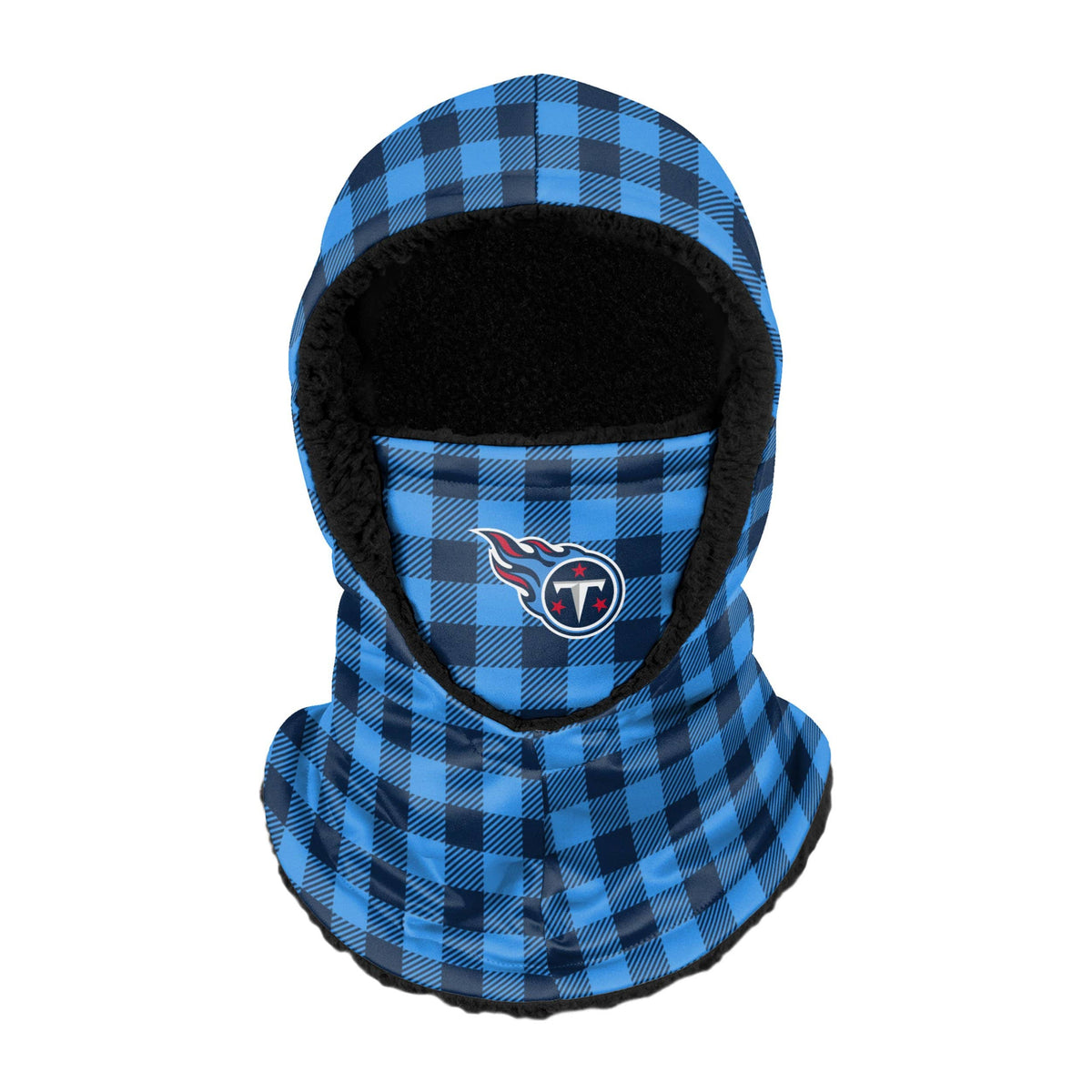Tennessee Titans Nfl Plaid Hooded Gaiter Fan Gear For Men And Women