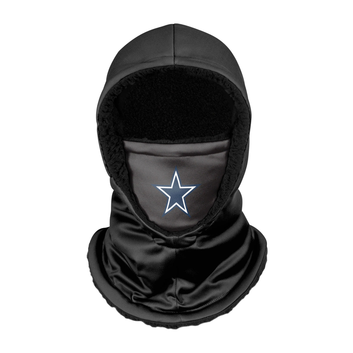 Dallas Cowboys Nfl Black Hooded Gaiter Fan Gear For Men And Women