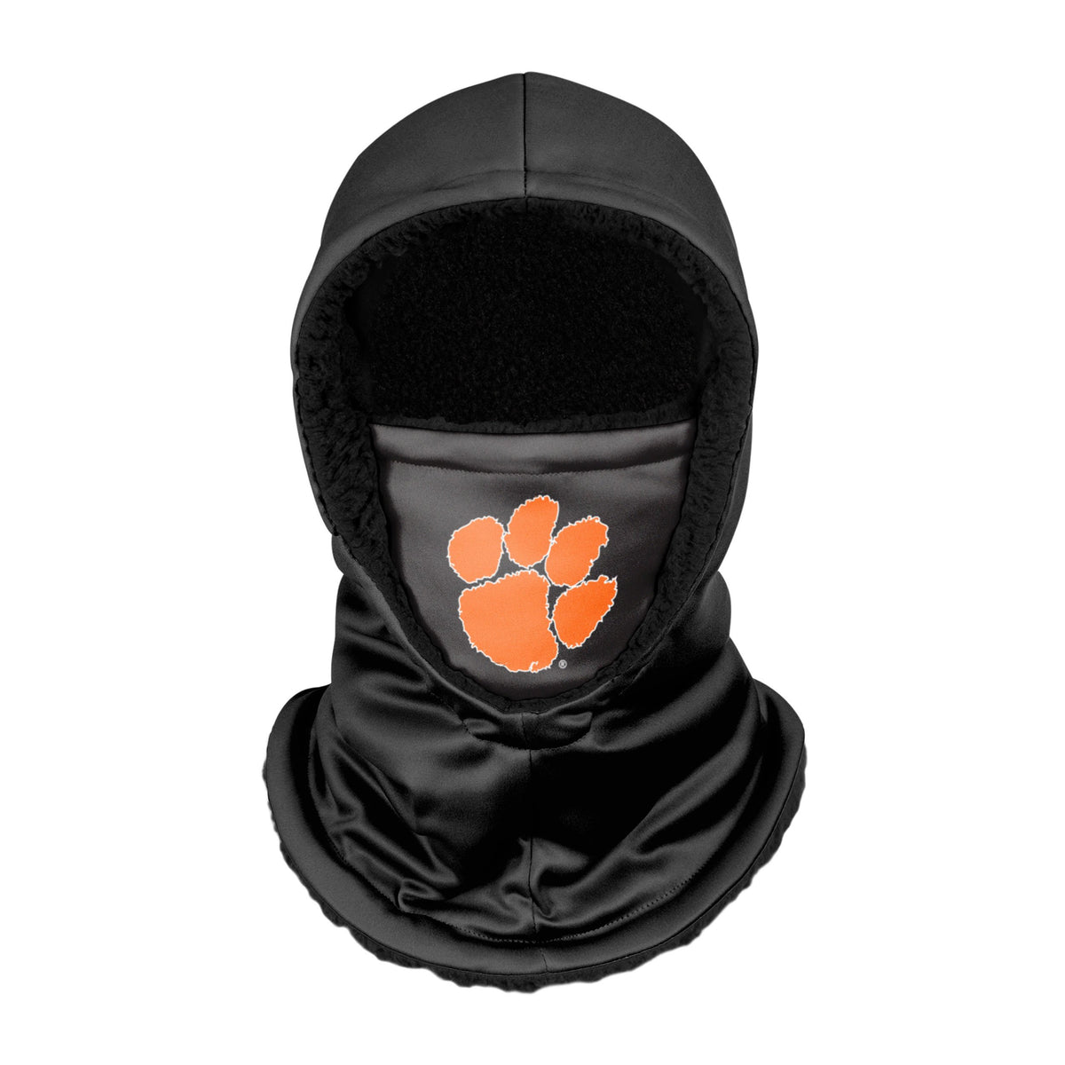 Clemson Tigers Ncaa Black Hooded Gaiter Fan Gear For Men And Women