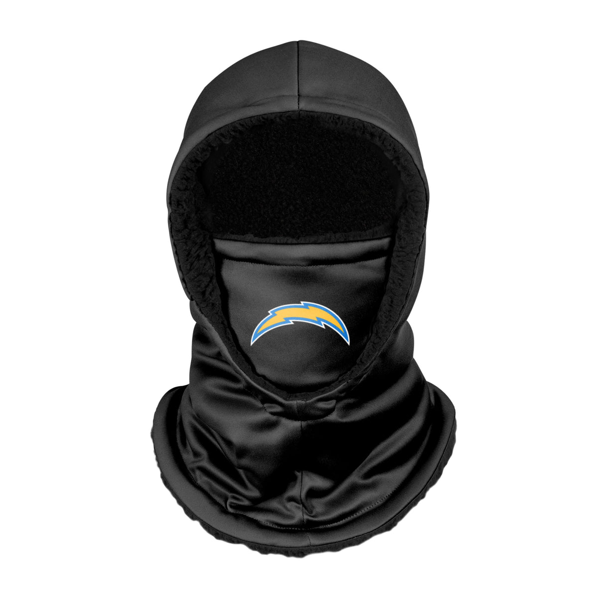 Los Angeles Chargers Nfl Black Hooded Gaiter Fan Gear For Men And Women