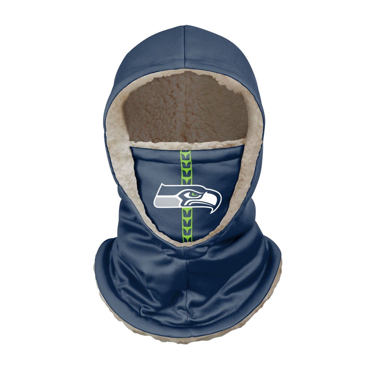 Seattle Seahawks Nfl Thematic Hooded Gaiter Fan Gear For Men And Women
