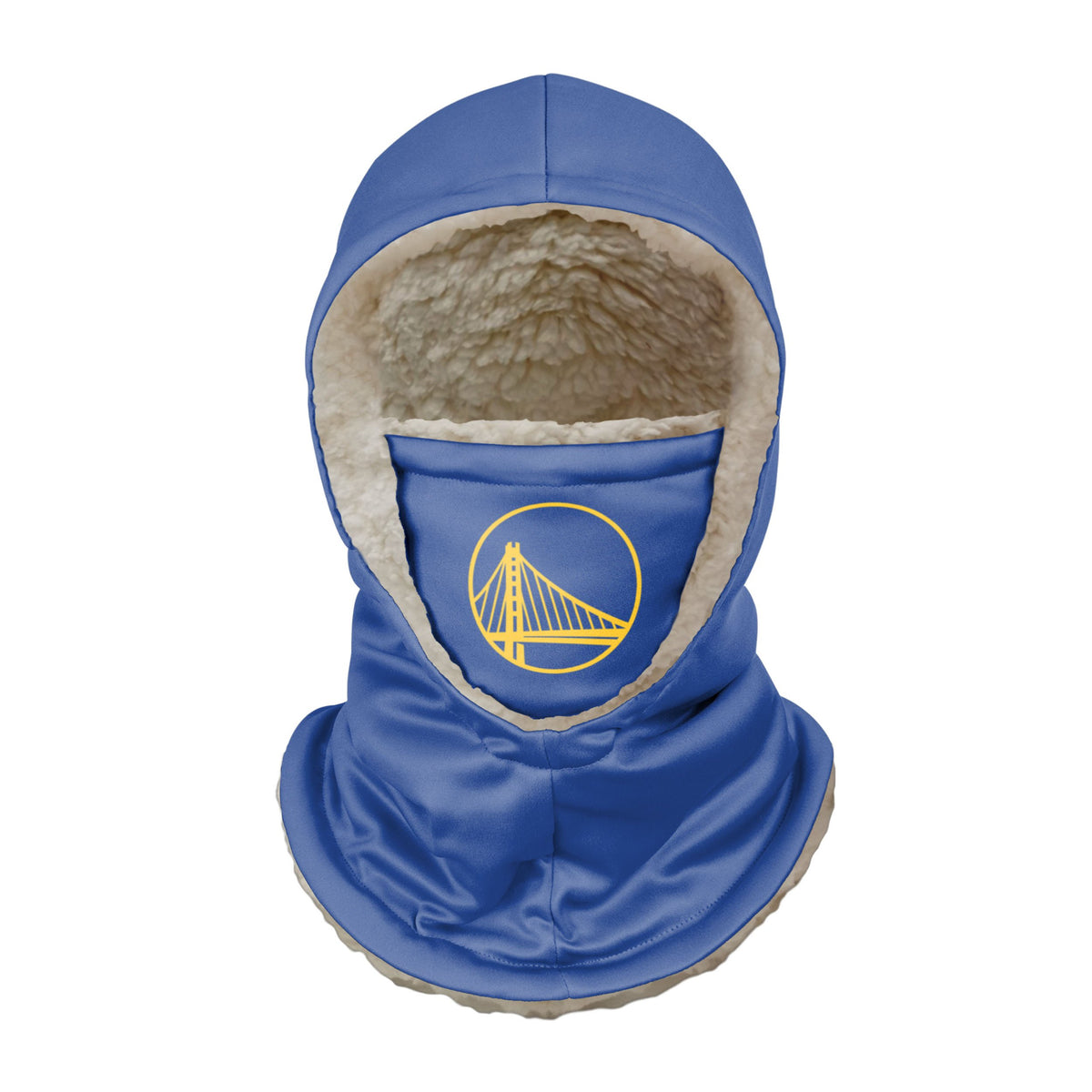 Golden State Warriors Nba Team Color Hooded Gaiter Fan Gear For Men And Women