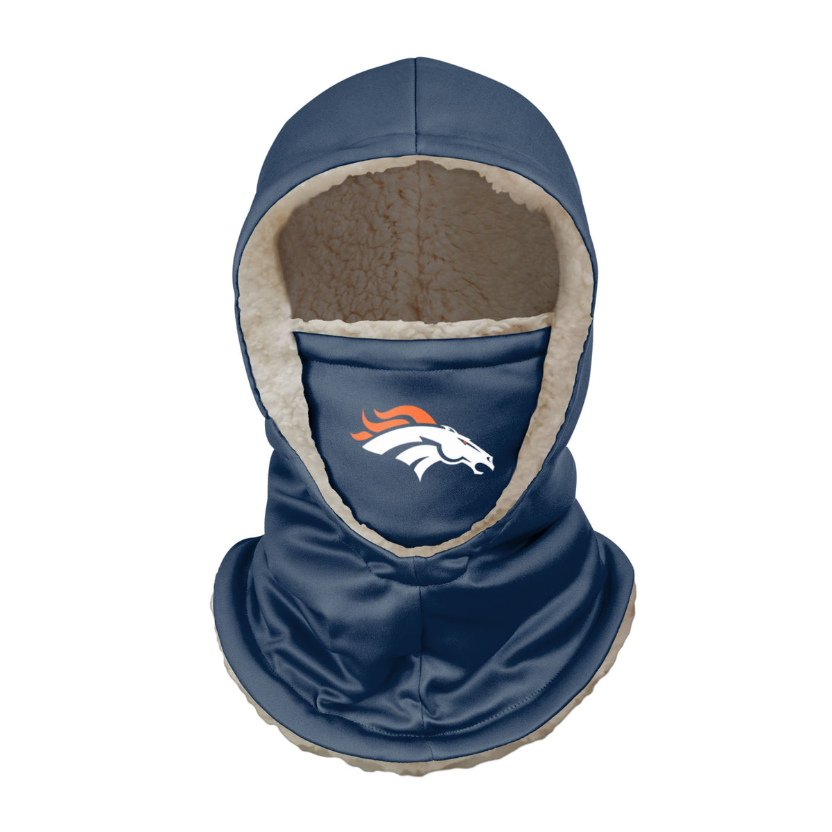 Denver Broncos Nfl Team Color Hooded Gaiter Fan Gear For Men And Women