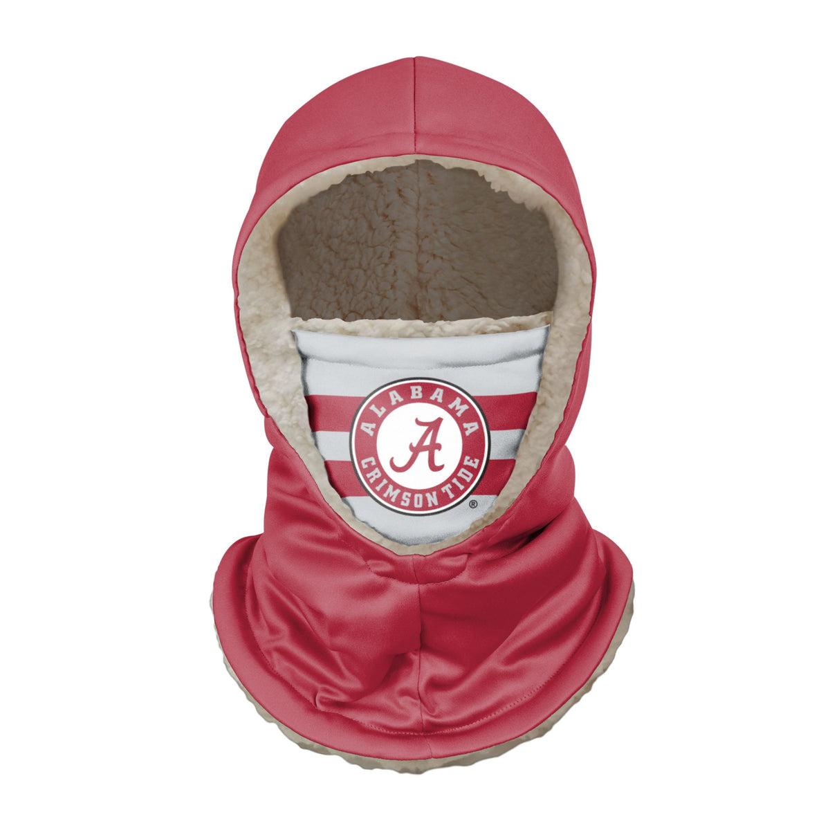 Alabama Crimson Tide Ncaa Thematic Hooded Gaiter Fan Gear For Men And Women