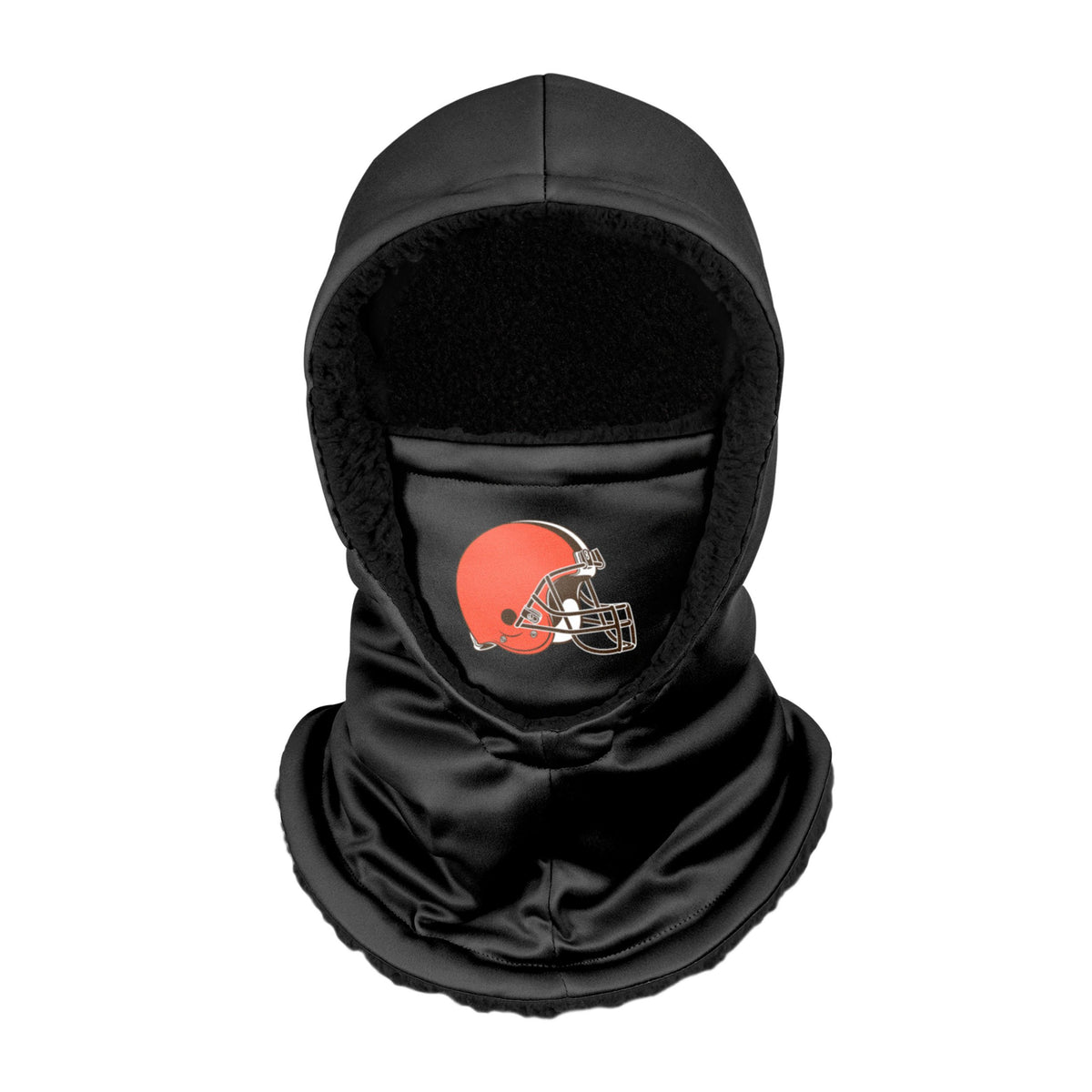Cleveland Browns Nfl Black Hooded Gaiter Fan Gear For Men And Women