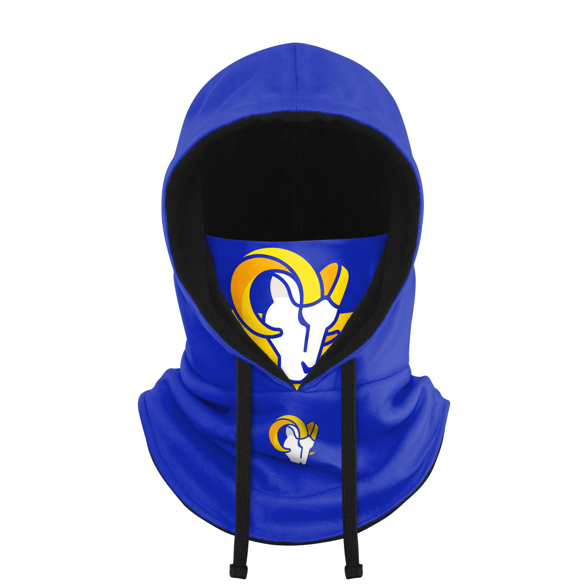 Los Angeles Rams Nfl Drawstring Hooded Gaiter - Fan Gear For Men And Women