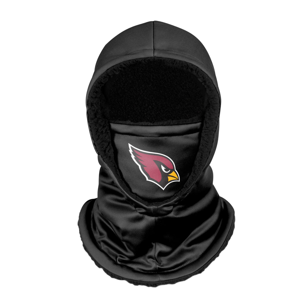 Arizona Cardinals Nfl Black Hooded Gaiter Fan Gear For Men And Women