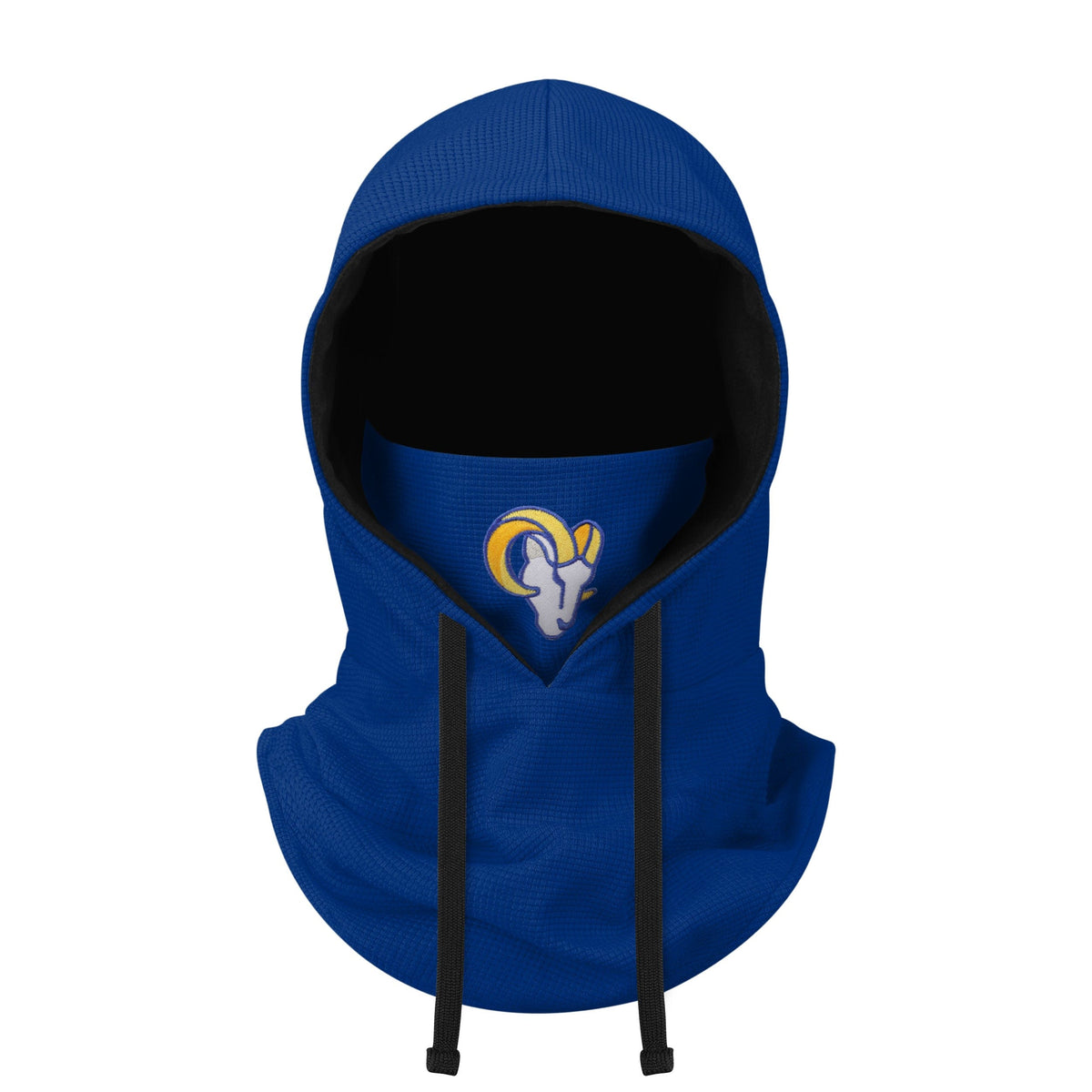 Los Angeles Rams Nfl Waffle Drawstring Hooded Gaiter Fan Gear For Men And Women