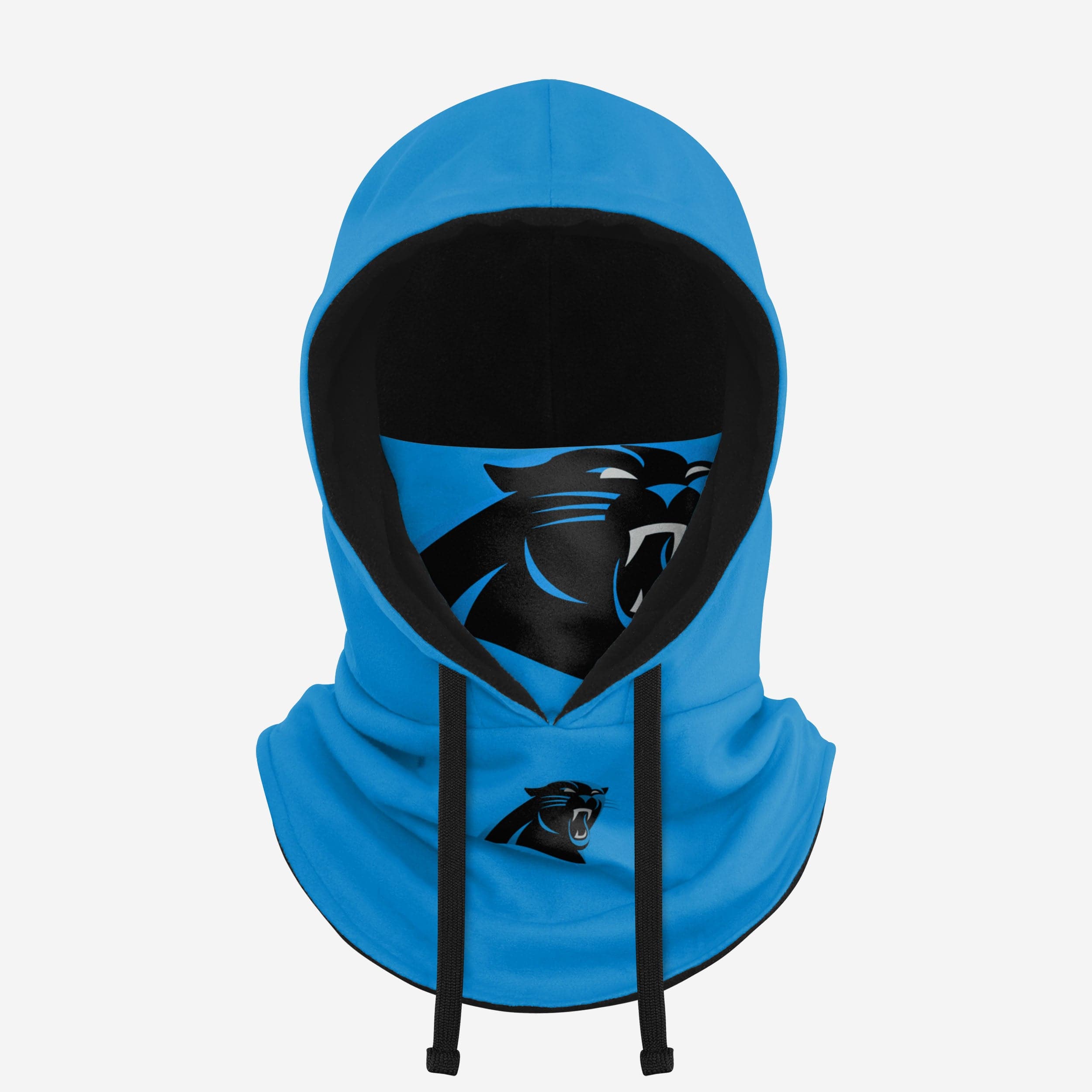 Carolina Panthers Alternate Team Color Drawstring Hooded Gaiter Fan Gear For Men And Women
