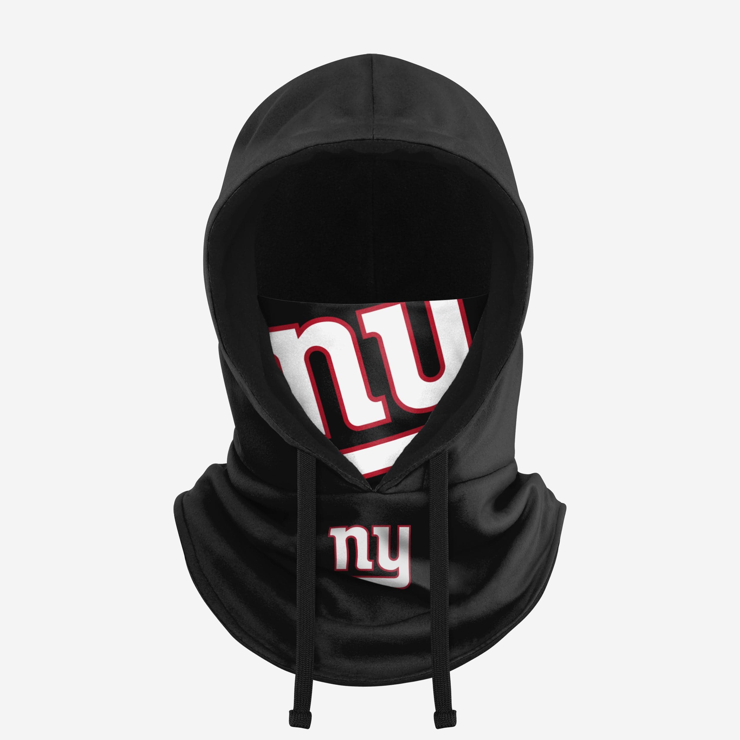 New York Giants Black Drawstring Hooded Gaiter Fan Gear For Men And Women